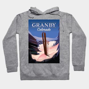 Granby Colorado ski poster Hoodie